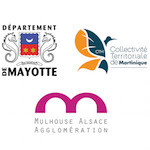 Logos Mulhouse agglo , Mayotte, Martinique