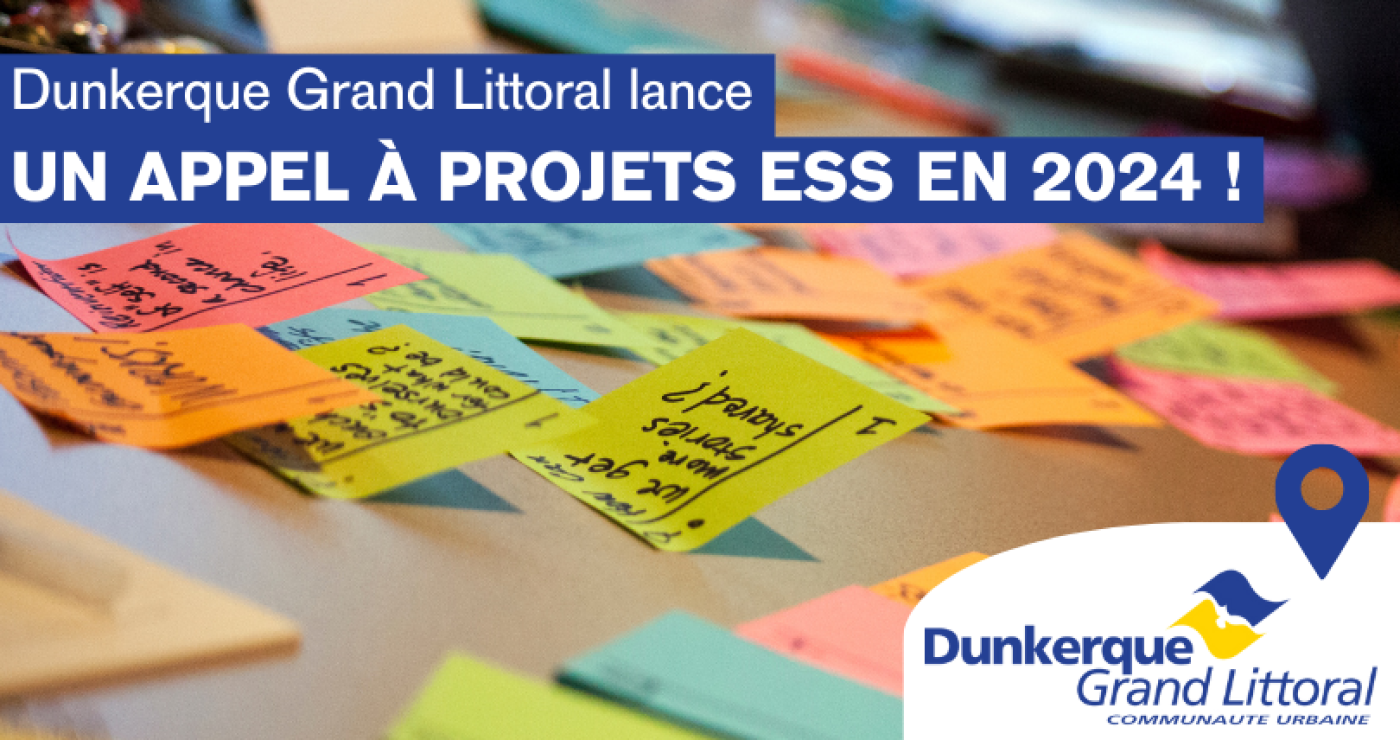 Dunkerque Grand Littoral lance un appel à projets ESS en 2024 !