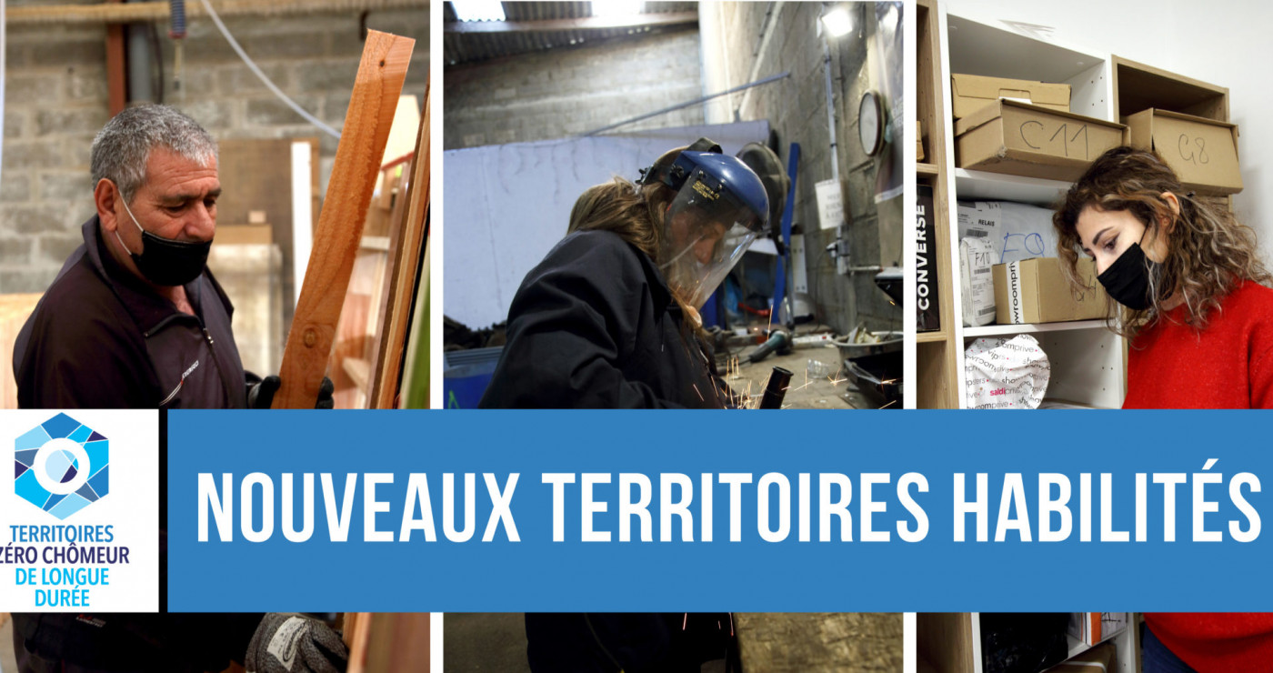 De nouveaux territoires habilités "Territoires Zéro Chômeur Longue Durée", collectivités adhérentes au RTES