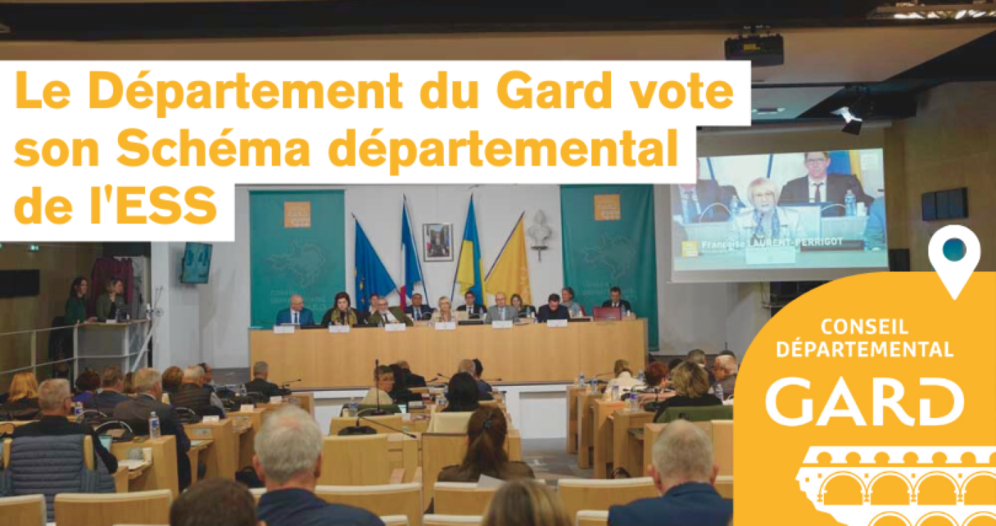 Le Département du Gard vote son Schéma départemental de l'ESS