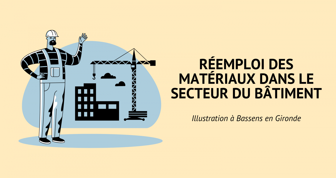 À Bassens (Gironde), la rénovation urbaine est une opportunité pour le réemploi des matériaux dans le secteur du bâtiment