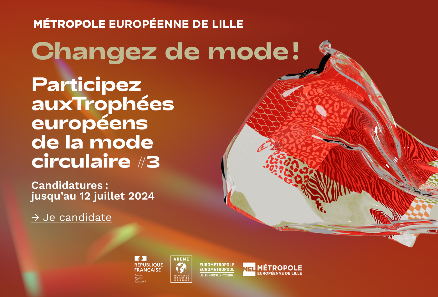 La Métropole Européenne de Lille et l’ADEME donnent le coup d’envoi de la 3ème édition des Trophées Européens de la Mode Circulaire