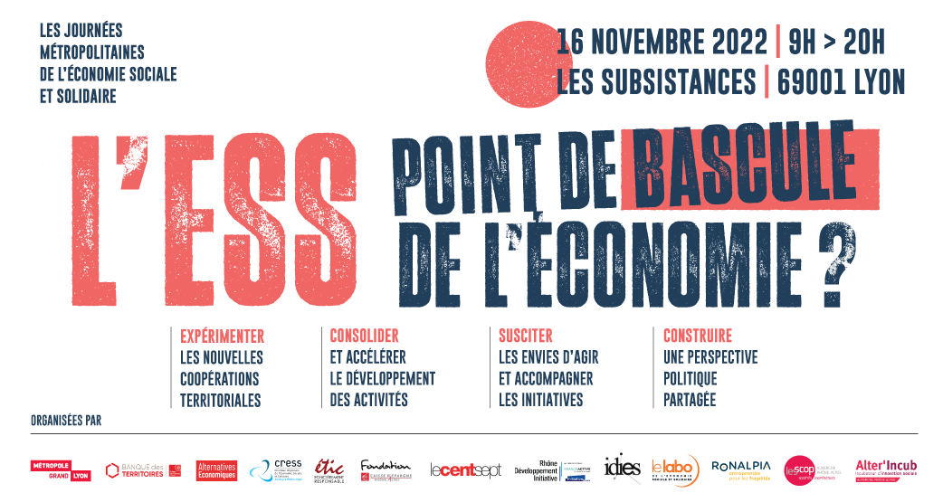 L’ESS, point de bascule de l’économie ? - Retour sur les Journées Métropolitaines de l'ESS